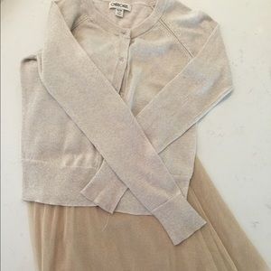 Gold cardigan